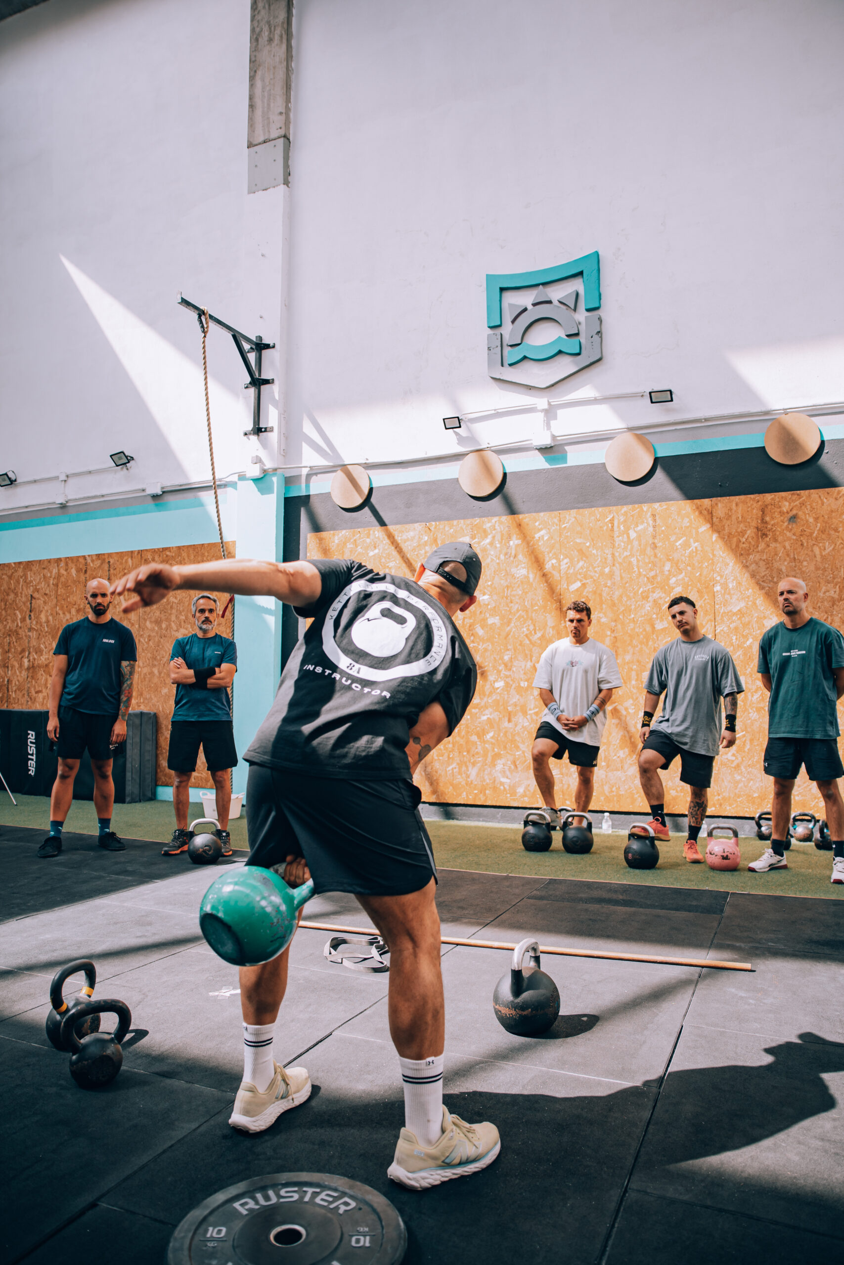 Demostración técnica kettlebell